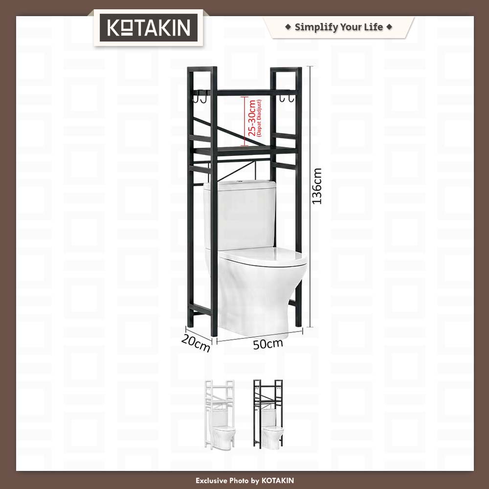 Rak Susun Kloset Toilet Kamar Mandi